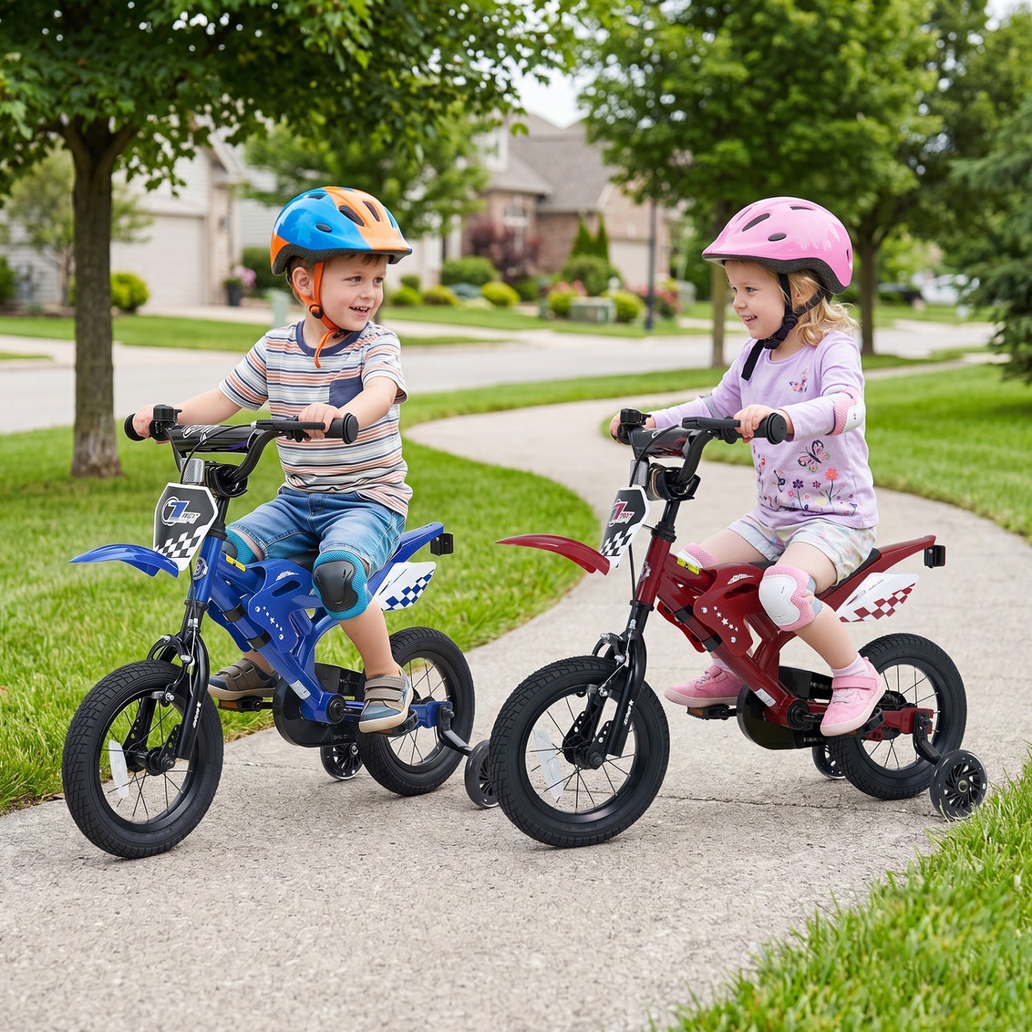 12 Inch Kids Bike with Training Wheels Ages 3-4