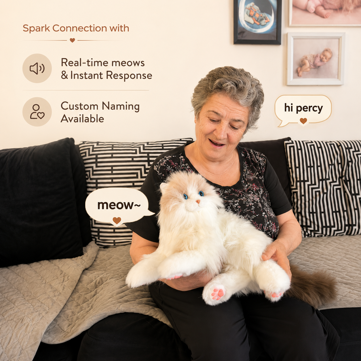 Percy Essential - Interactive Emotional Support Pet Weighted