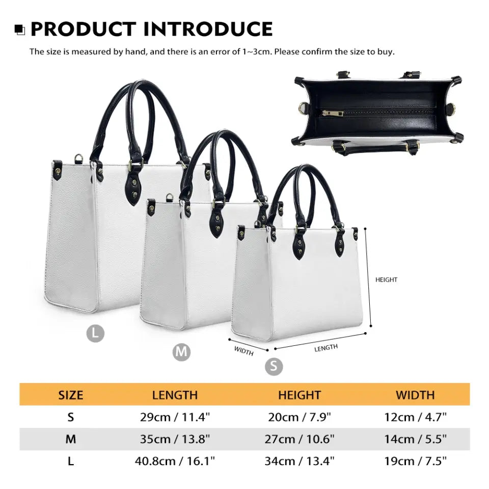 Custom Personalized Witch PU Leather Handbag with Long Straps - Halloween Gift Idea For Witch/ Friend - There Are More Of Us Than You Think