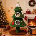 Christmas Cat Tree Tower with Houses – 48 & 52 Inch