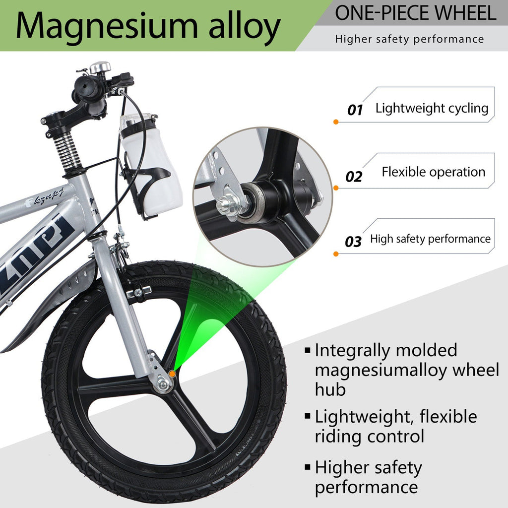 16 Inch Kids Bike with Training Wheels and Adjustable Seat