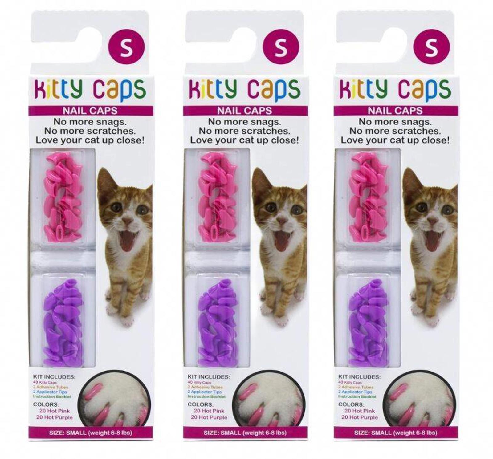 Nail Caps for Cats -Stop scratching kit  Small 2 New Kits