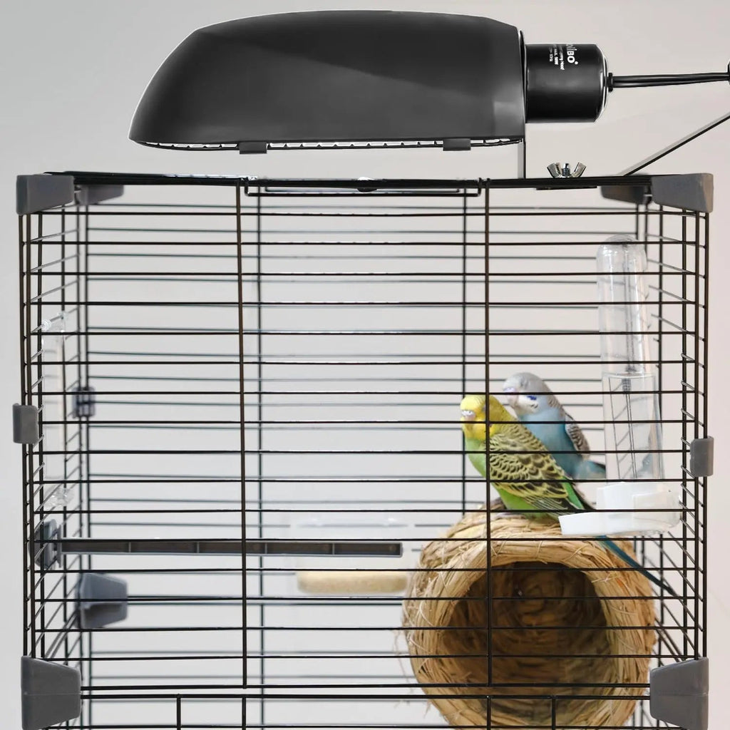 Bird Cage UVB Light Fixture Kit 20W UVA UVB Lamp for Aviary Health