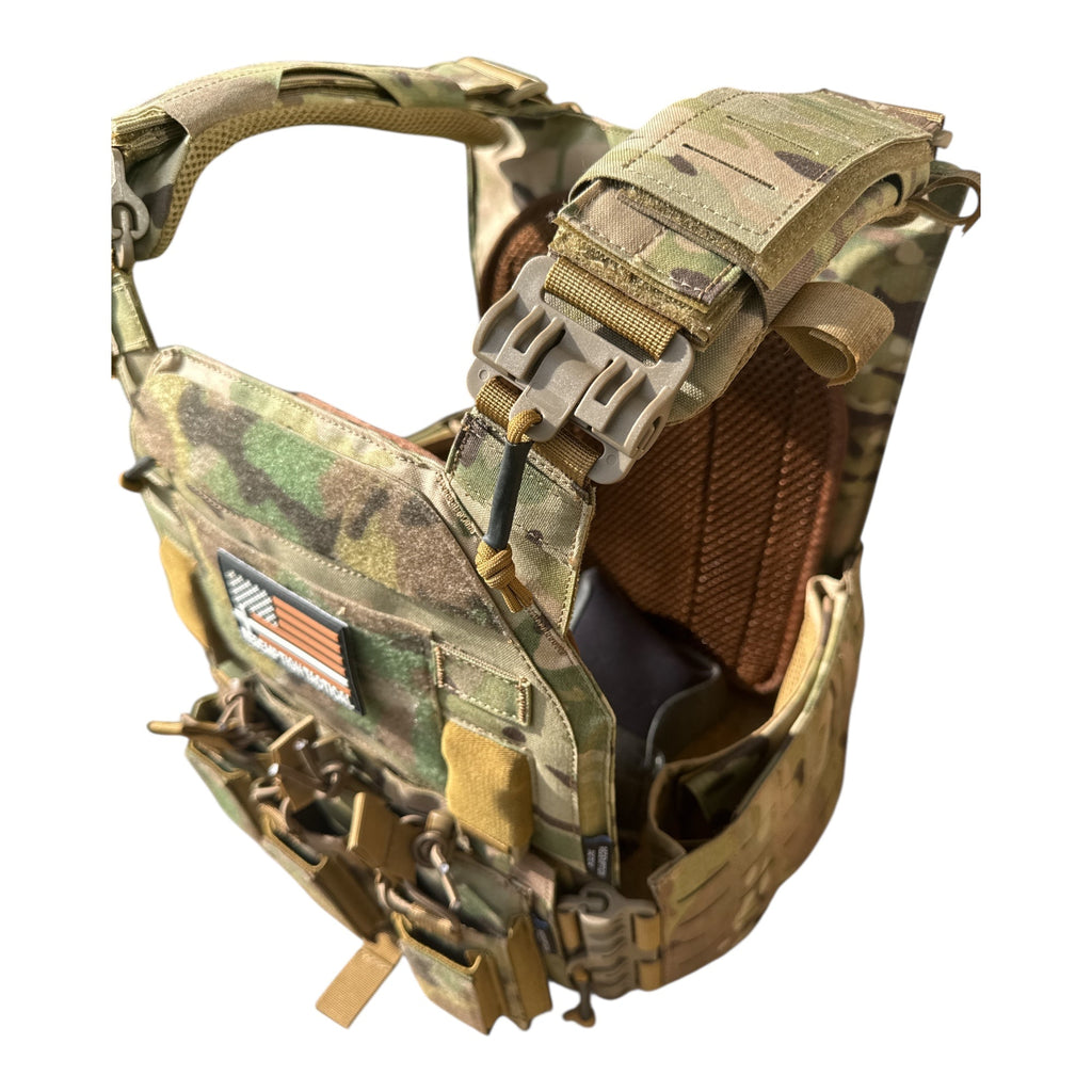 NIJ Certified LEVEL IV Crusader 2.0 Kit (2) 10x12 Front/Back Ceramic Plates + Crusader 2.0 Carrier