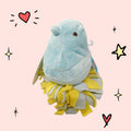 Peeps for Pets Plush Blue and Yellow ,Blue Chick Fleece Bottom Dog Toy