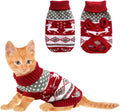 Christmas Reindeer Sweater for Small Dogs & Cats