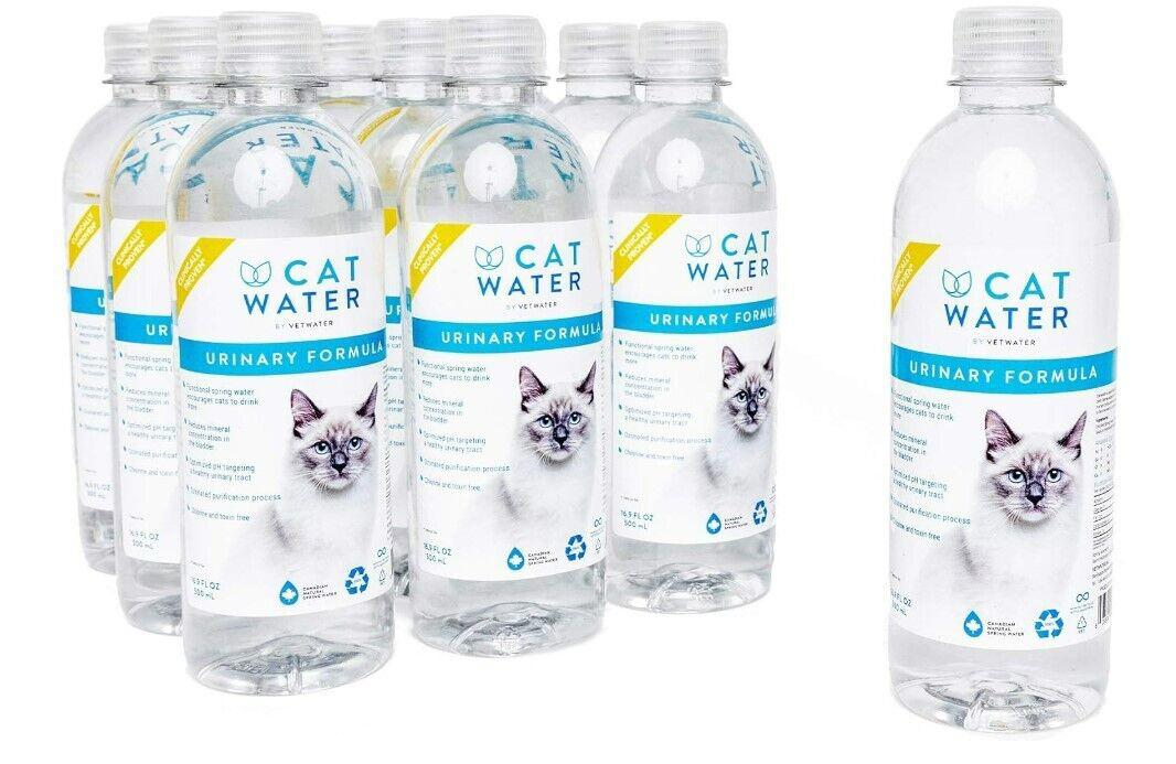 CATWATER by VETWATER | ph-Balanced and Mineral-Free Cat Water | 16.9 oz bottle
