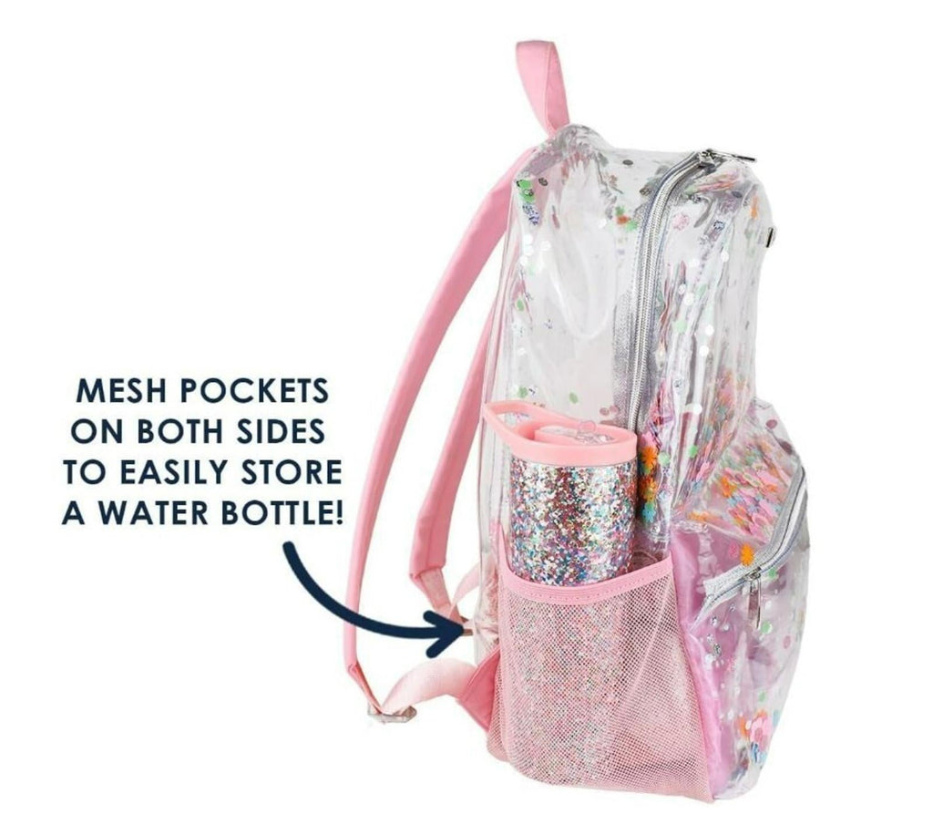 Flower Shop Clear Backpack; Women's Fashion Book Bag; For Ladies at School, W...
