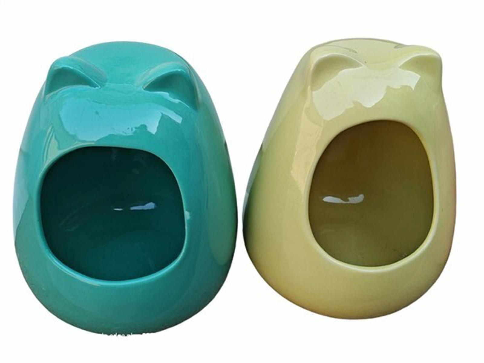 Ceramic Dust House  "Chilly House Original " by PNC - Large (Yellow)