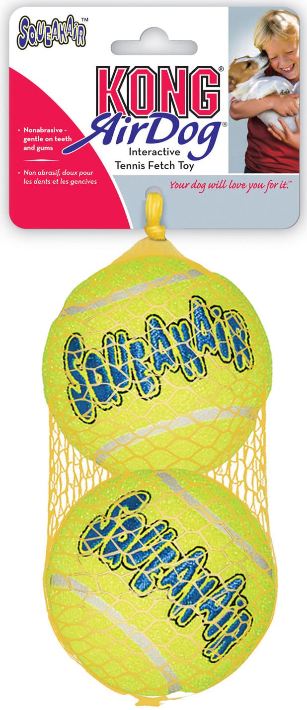KONG SqueakAir Ball – The Squeaky Tennis Ball Dogs Are Obsessed With