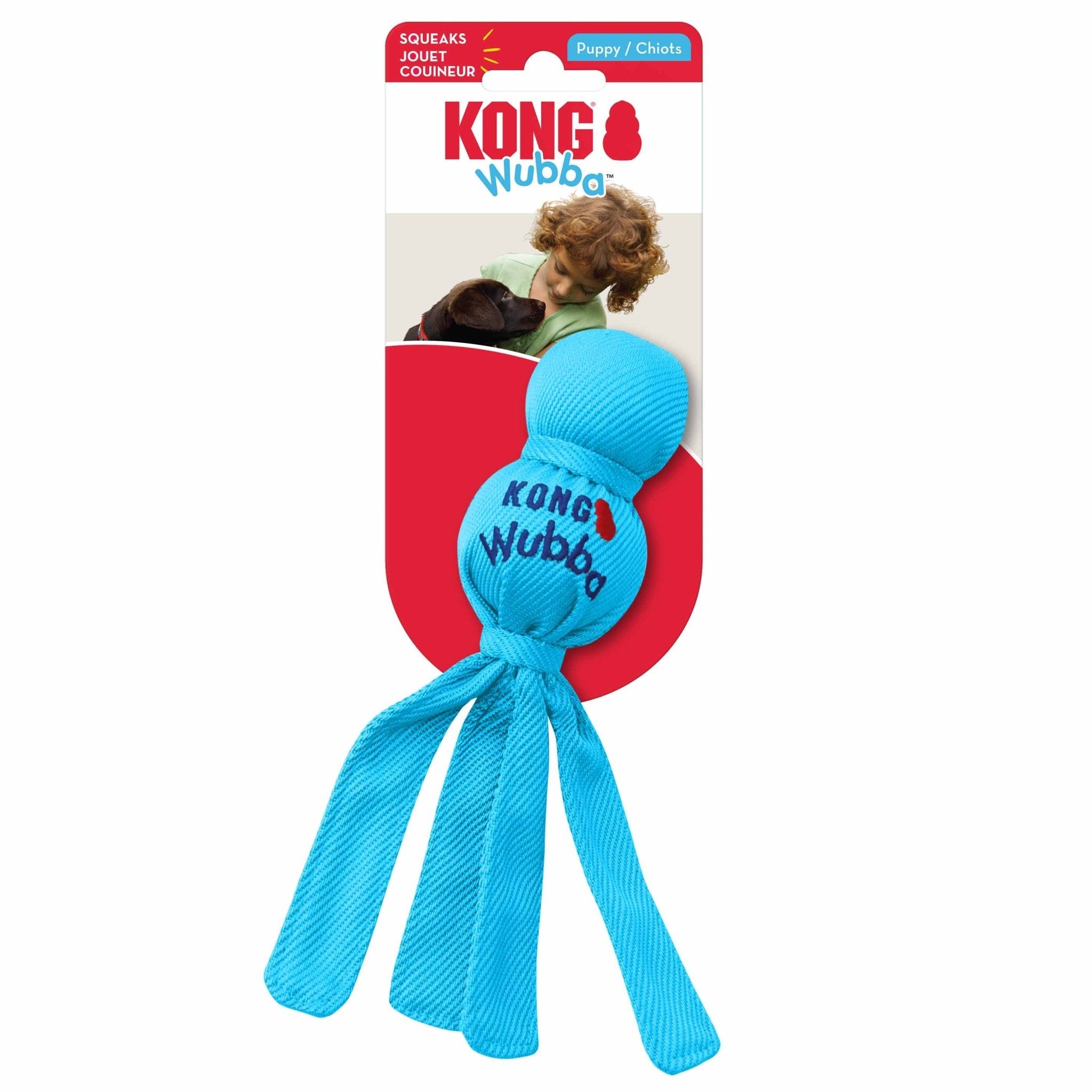 KONG Wubba – Squeaky Tug & Fetch Toy Dogs Go Absolutely Wild For