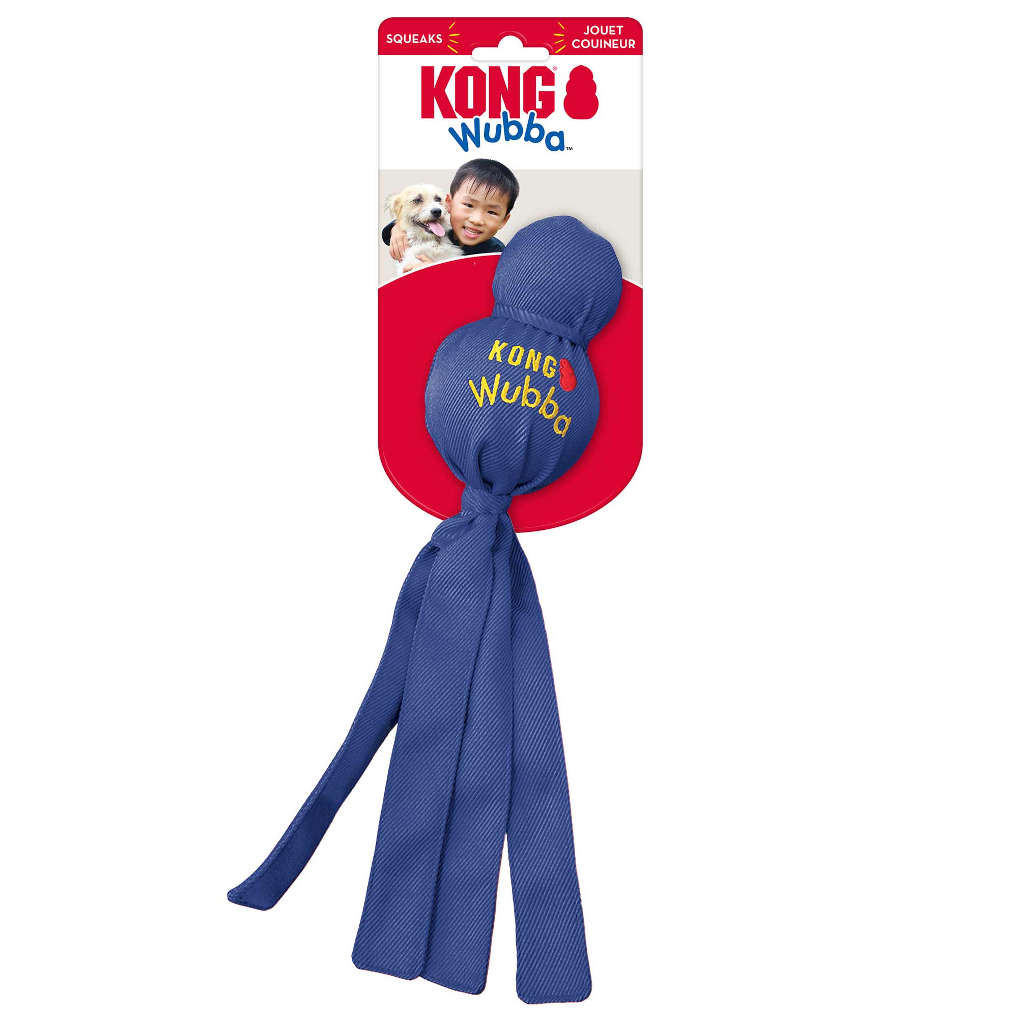 KONG Wubba – Squeaky Tug & Fetch Toy Dogs Go Absolutely Wild For