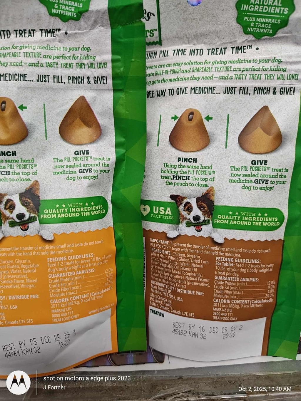 Pet Treat- Pockets for Dogs Tablet Size 30 Count  1 Bag Peanut Butter