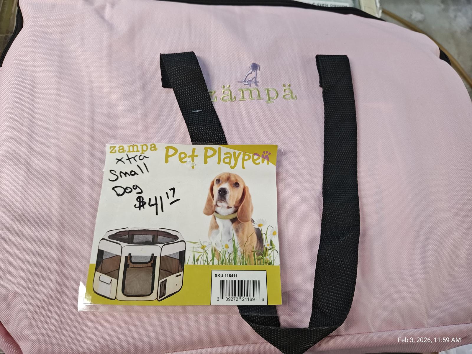 Pet Playpen Extra Small Portable Pop Up Playpen for Pets & Pups